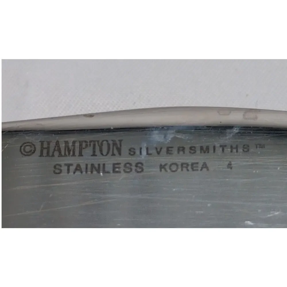 Hampton Stainless Korea Carving Knife Fork Set Vintage Roast Turkey Serving Set